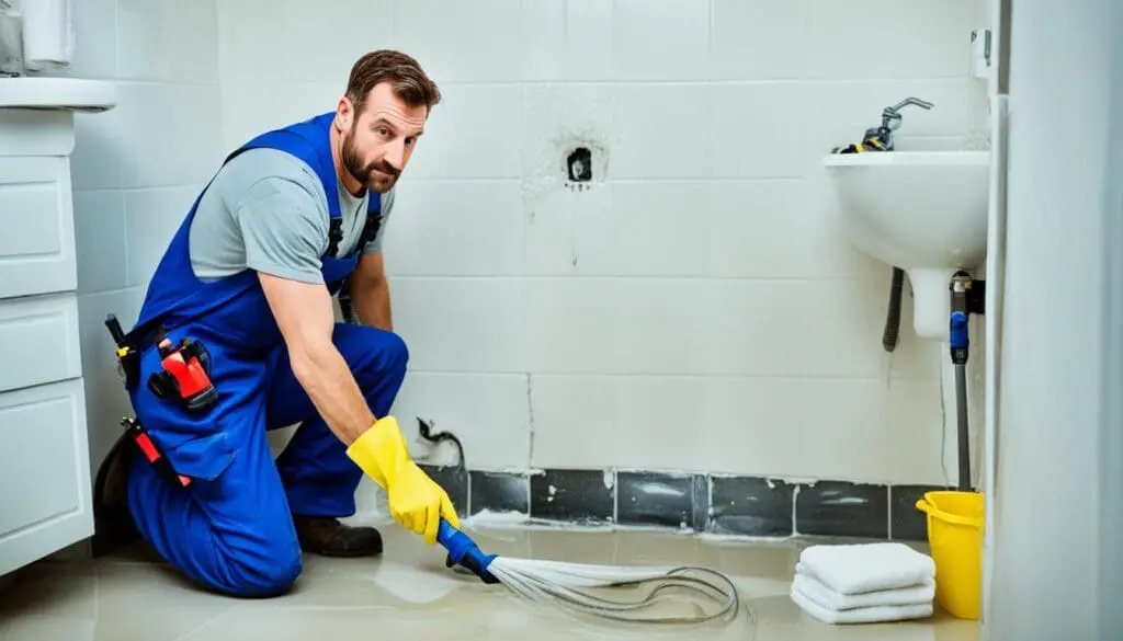 toilet overflow water damage and sewage cleanup tampa