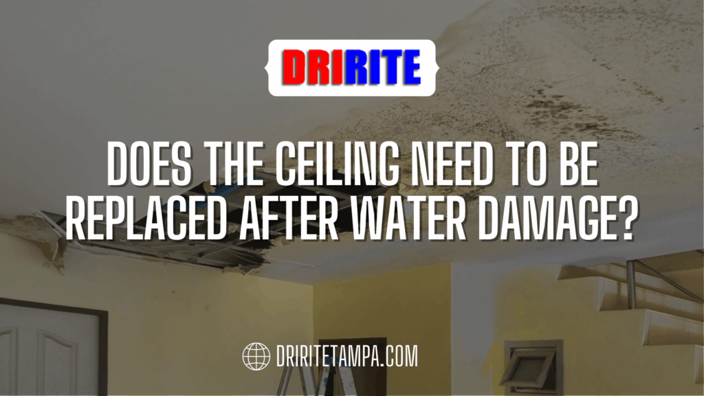Does The Ceiling Need To Be Replaced After Water Damage