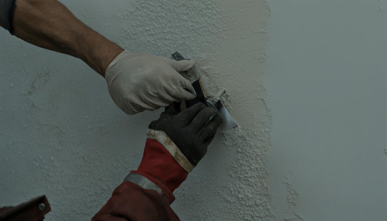 How do you fix old water damage?