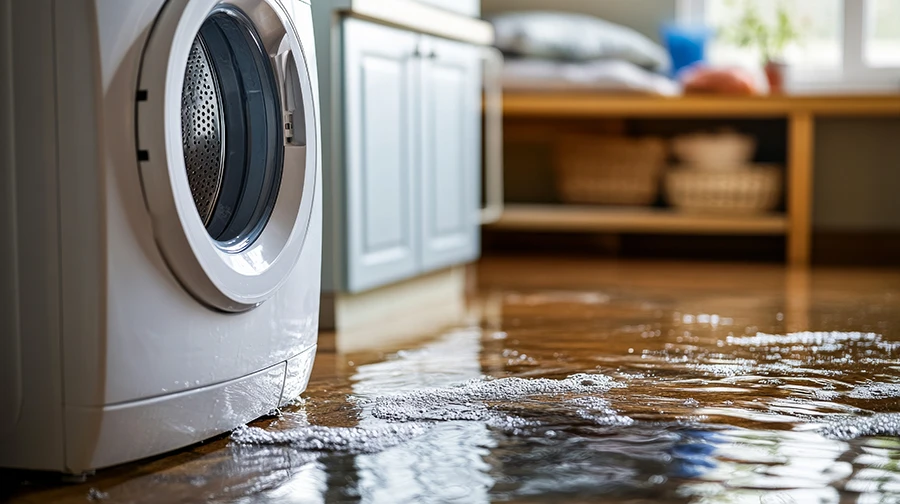 leaking washing machine